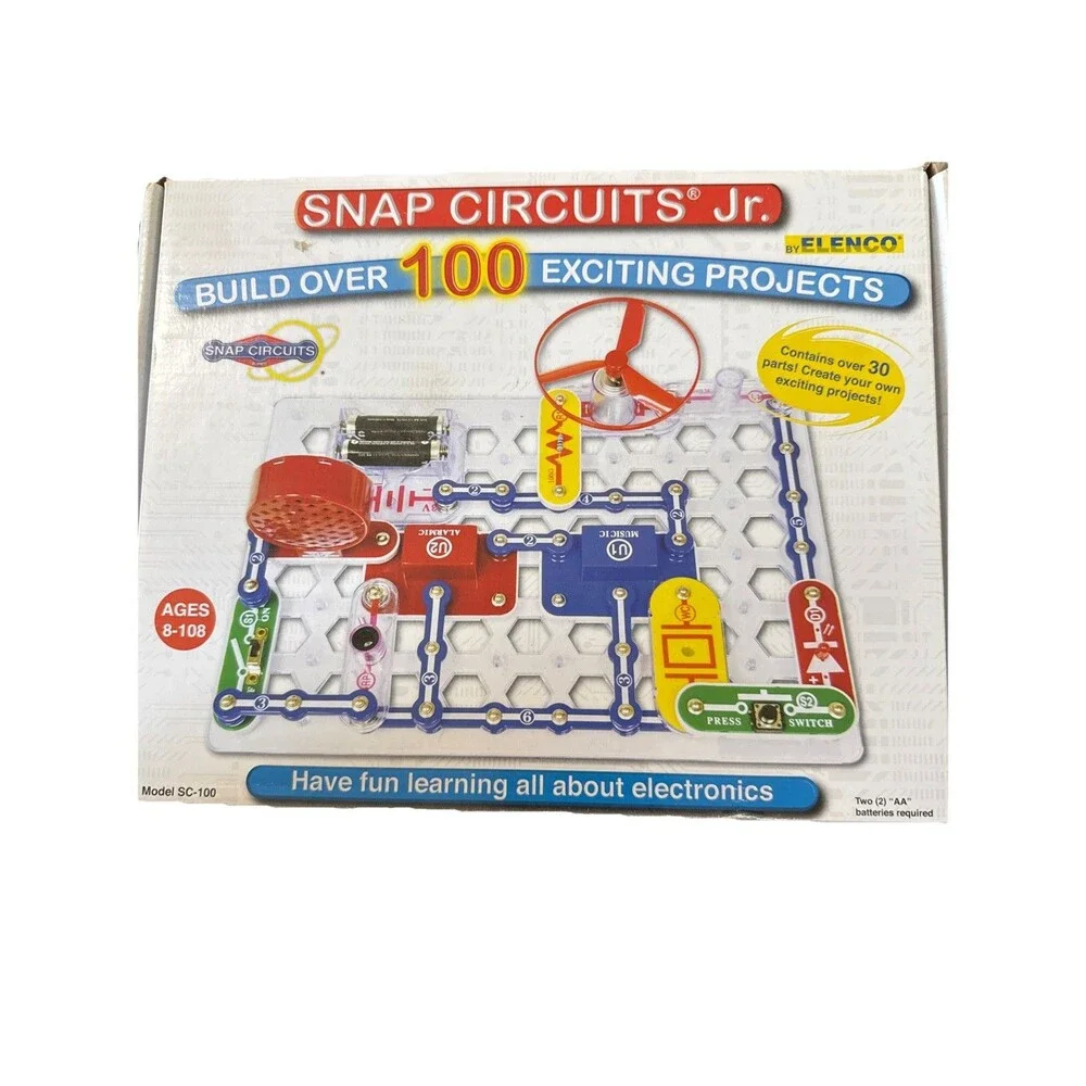 Elenco Snap Circuits Jr SC-100 Experiment Electronics Discovery Educational Kit