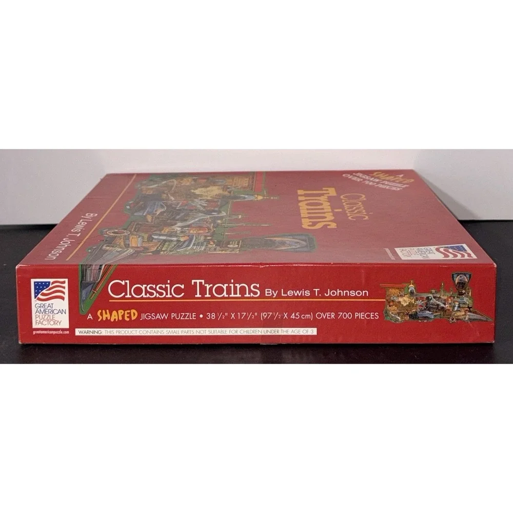 Great American Puzzle Factory classic trains