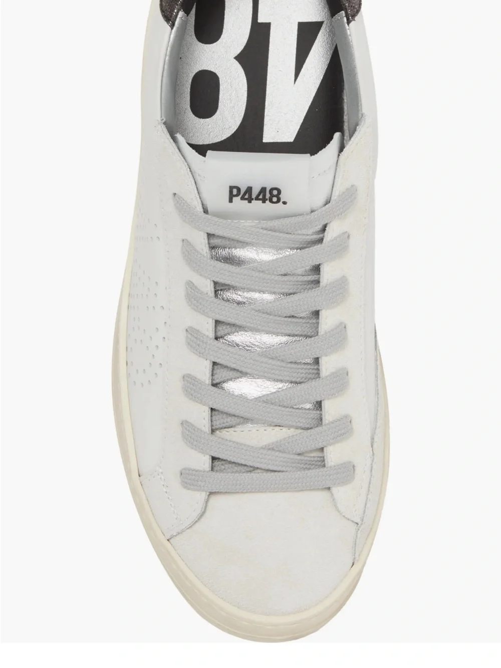 P448 perforated logo