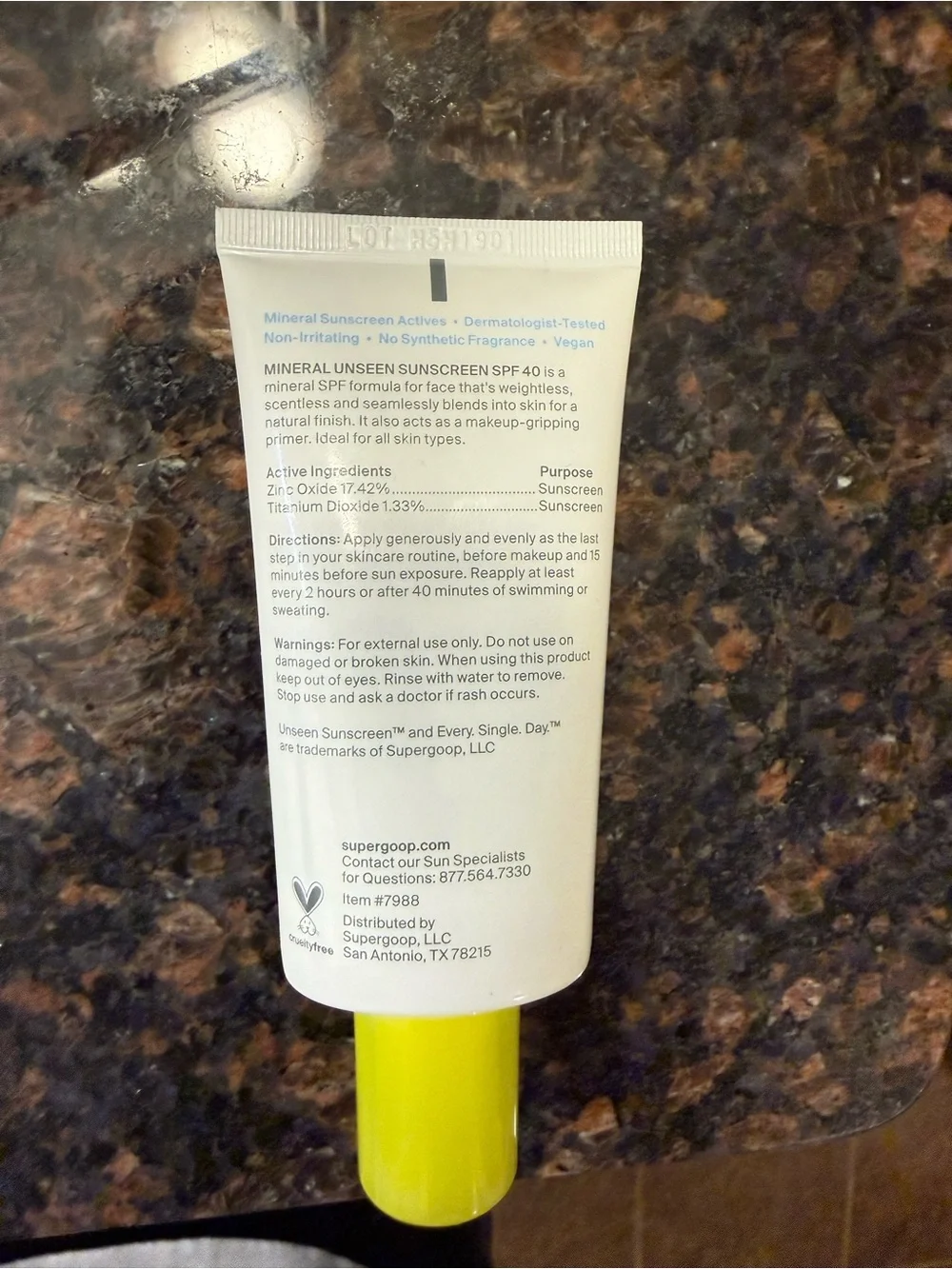 Supergoop! spectrum formula lightweight