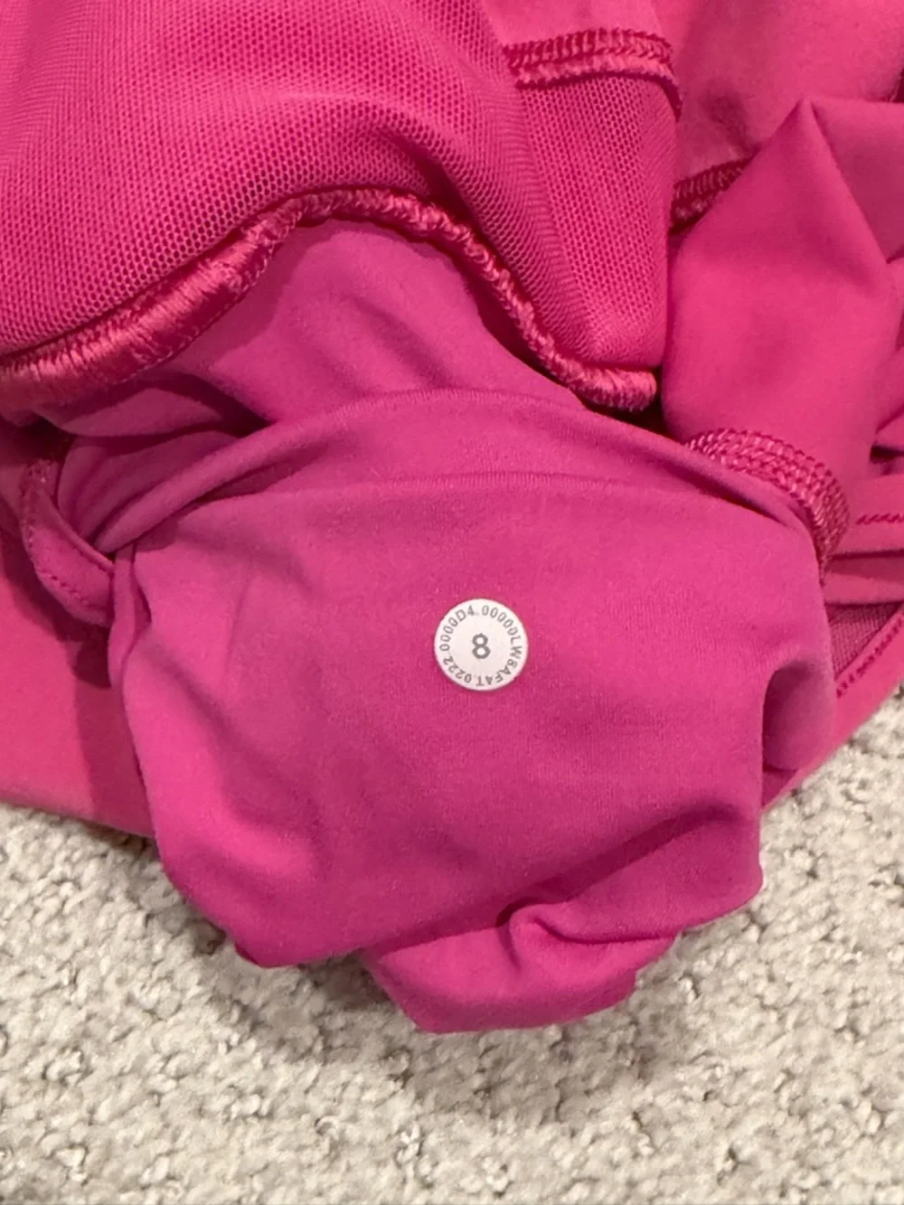 Lululemon Hotty Hot High-Rise Skirt LONG Sonic Pink size 8
