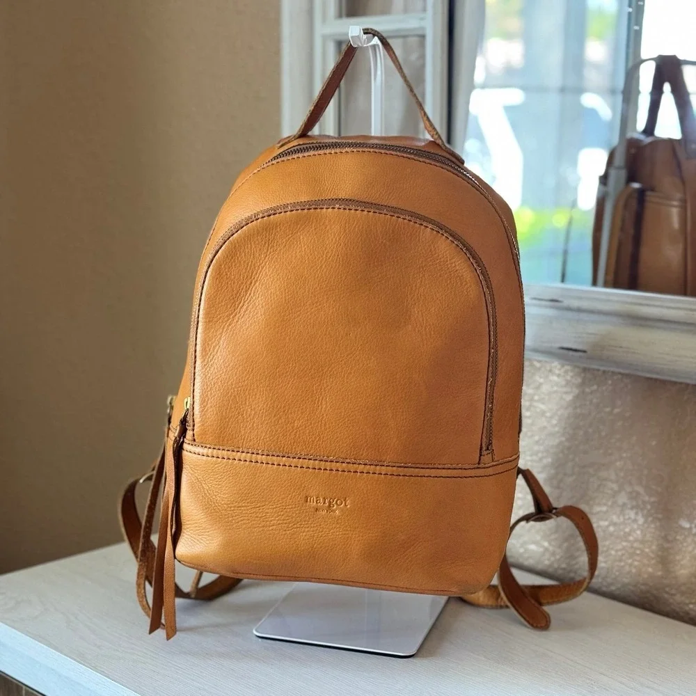 MARGOT NEW YORK kimmie backpack cognac