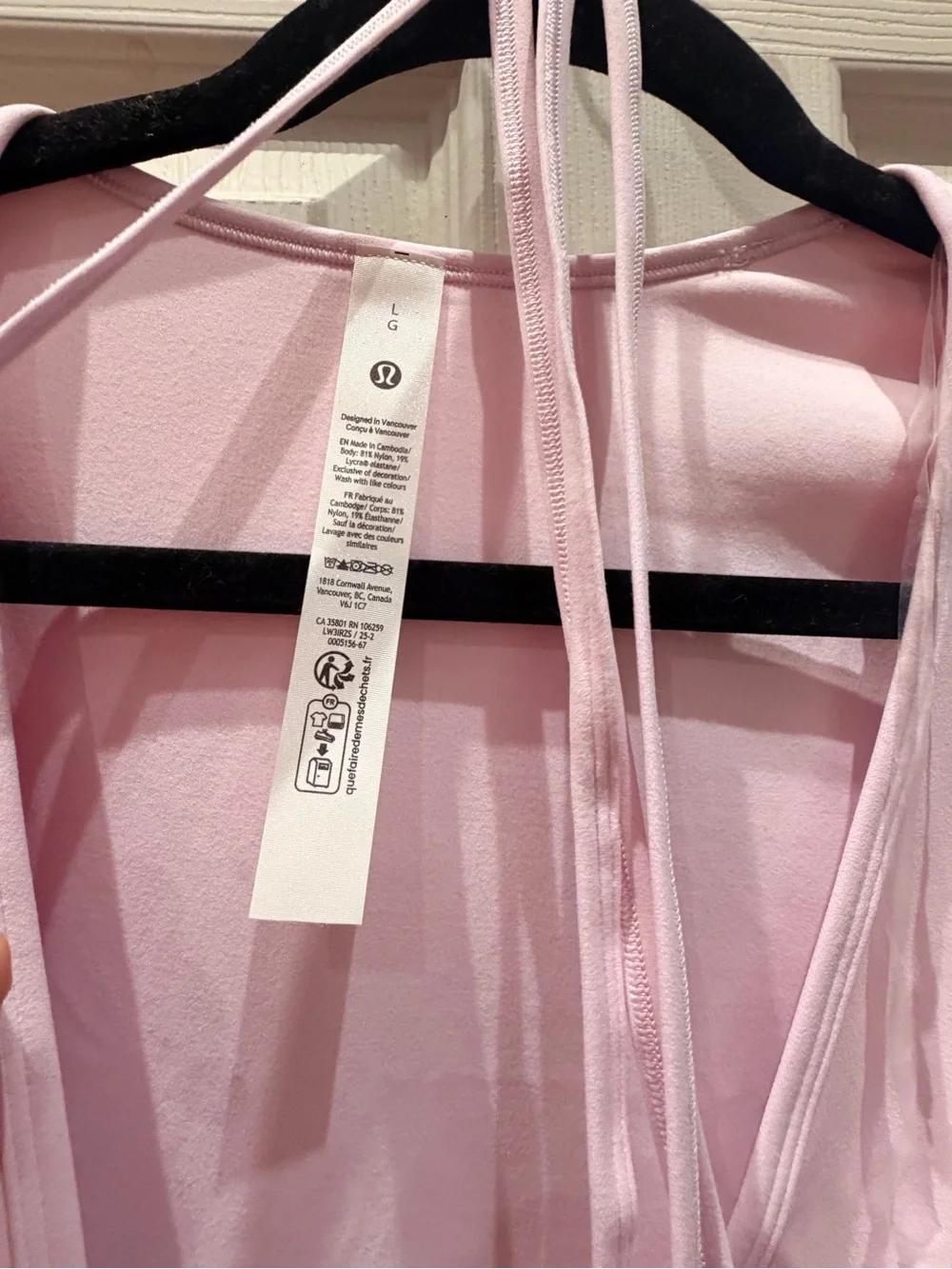 lululemon athletica light pink
