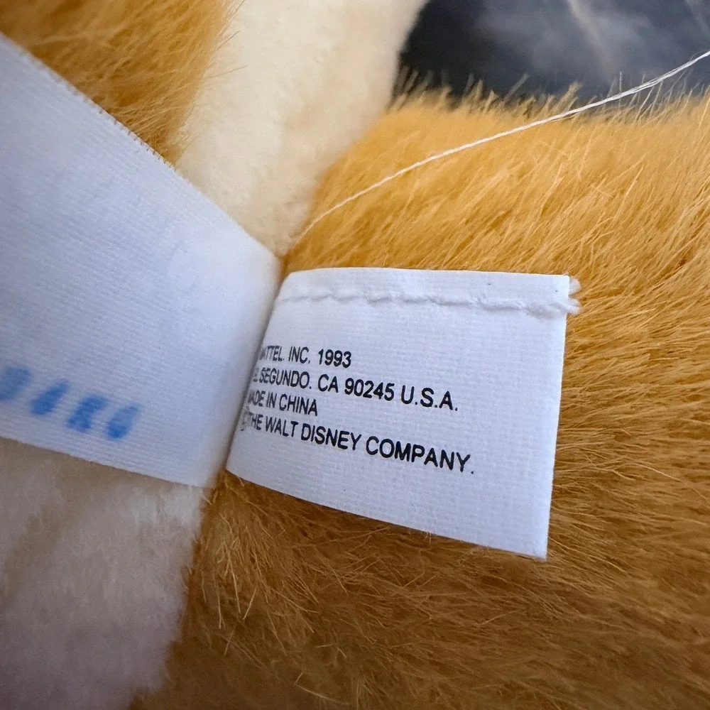 Disney The Lion King Simba Plush Mattel 1993 Vintage Stuffed Animal  Toy