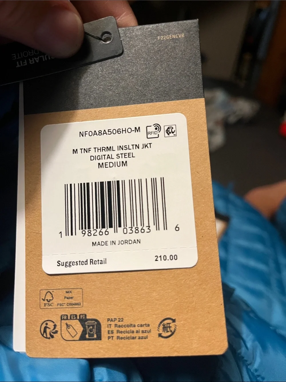The North Face new tags