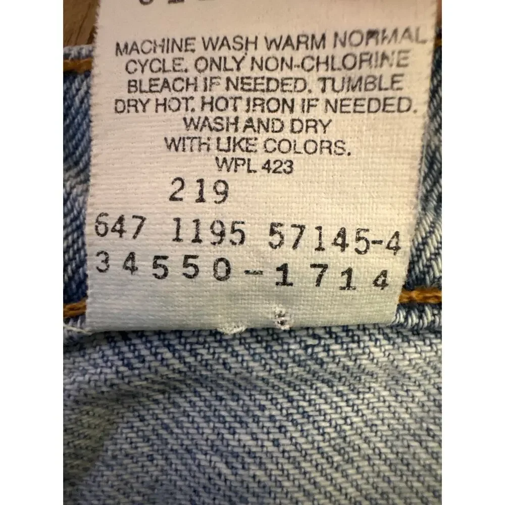 Levis orange tab
