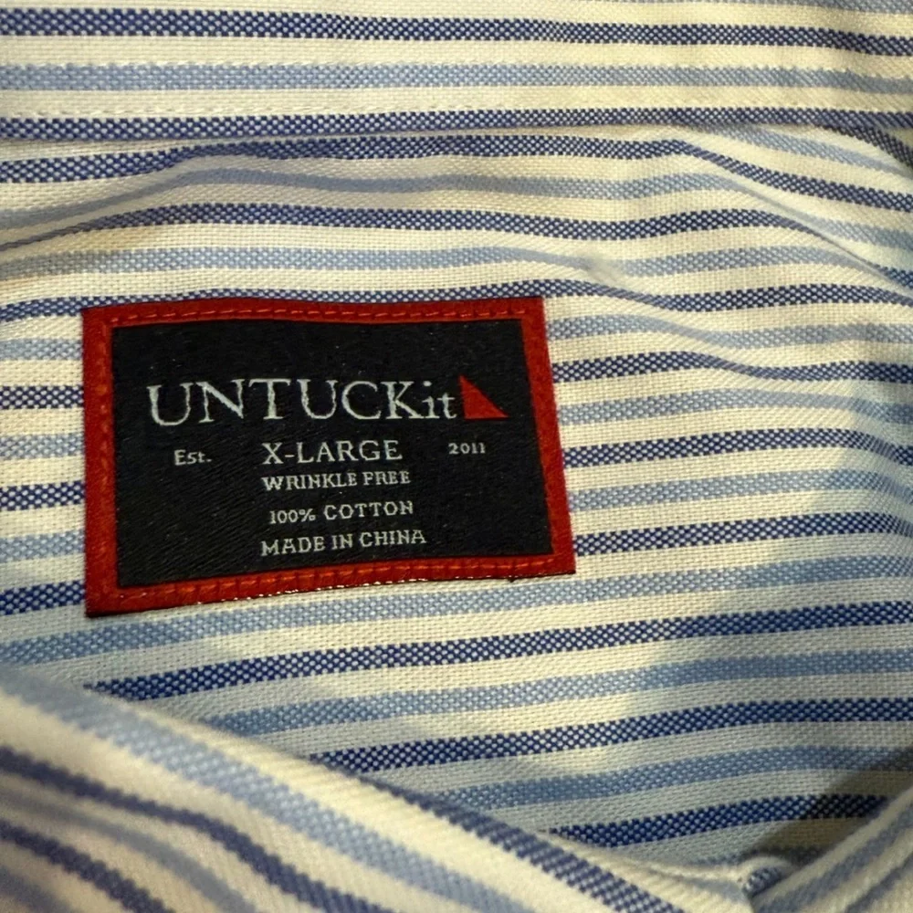 UNTUCKit stripe fast chinos