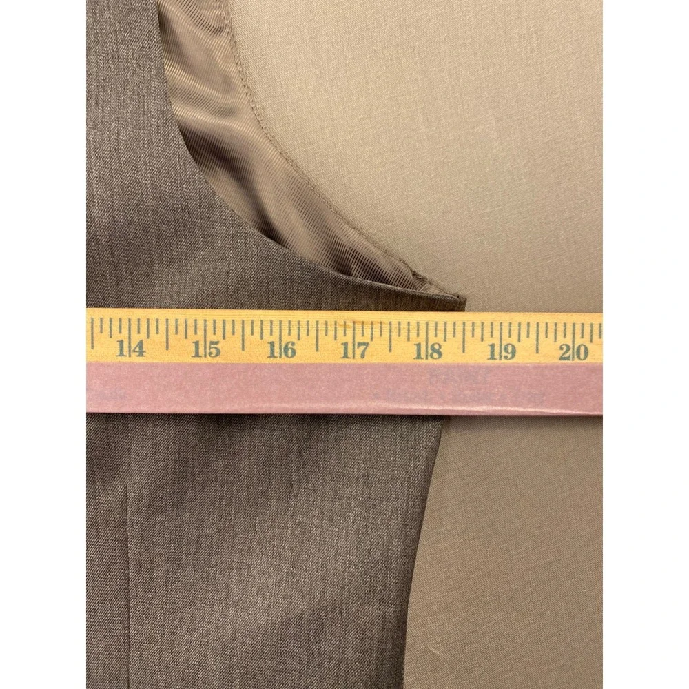 Egara Slim Fit Wool Vest Men's Size S‎ Gray Suit Waistcoat New with Tags *READ*