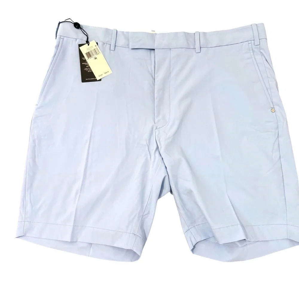 RLX Ralph Lauren Golf Tailored Fit‎ Shorts Mens 38 Light Blue NWT
