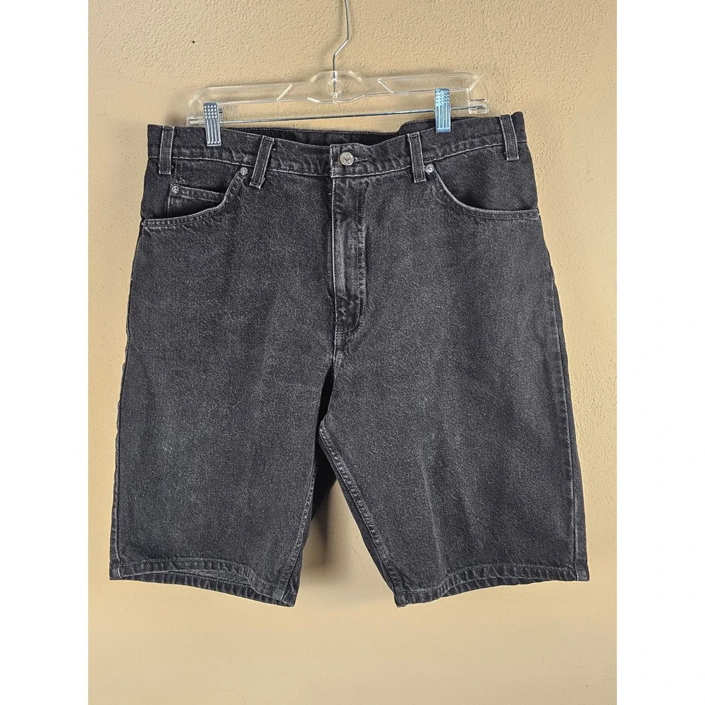 Vintage Levi's Mens Black 550‎ Orange Tab Shorts 36