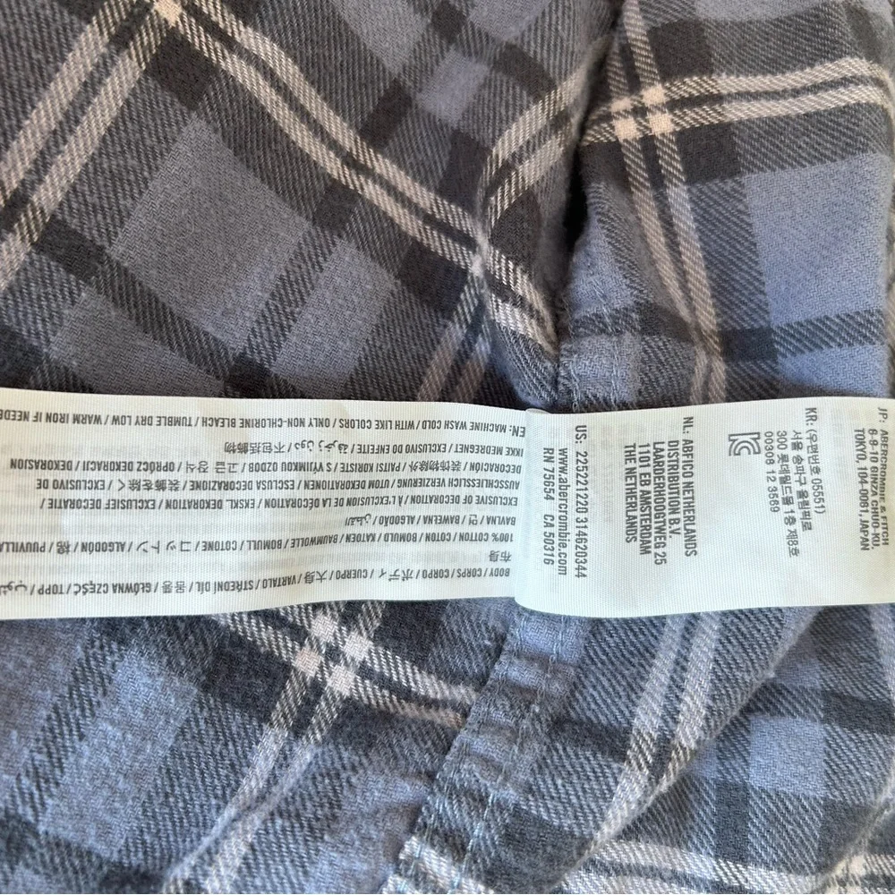 abercrombie kids plaid down