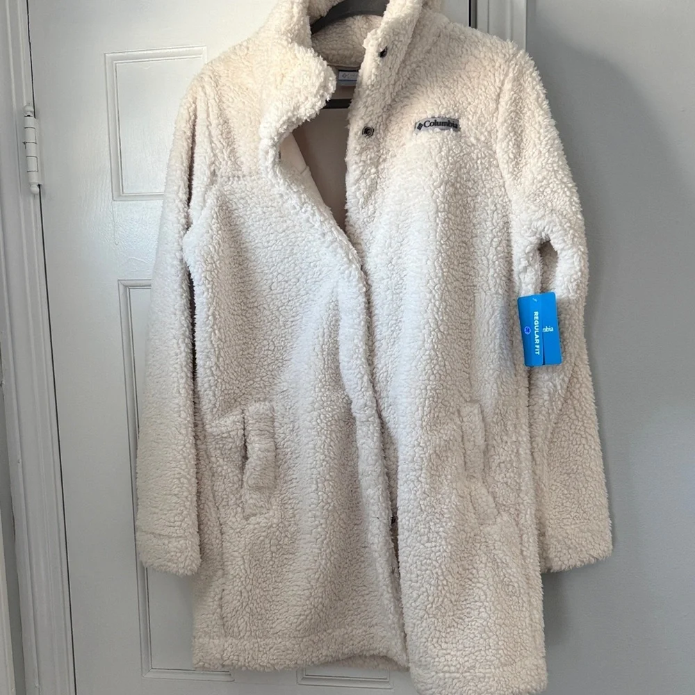 Columbia Women's Off-White Teddy Jacket