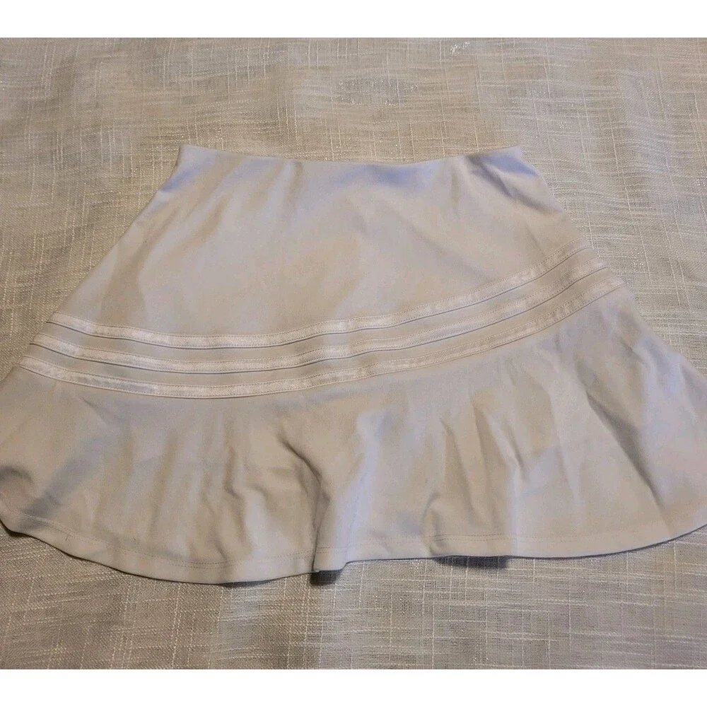 Adidas Girls Sport Skort Skirt Size Large (14) White
