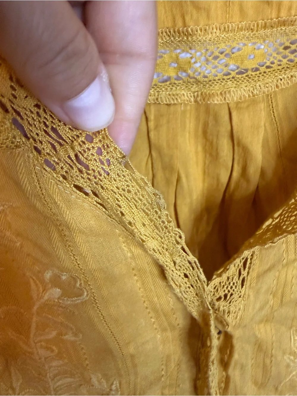 Free People yellow spring cottagecore