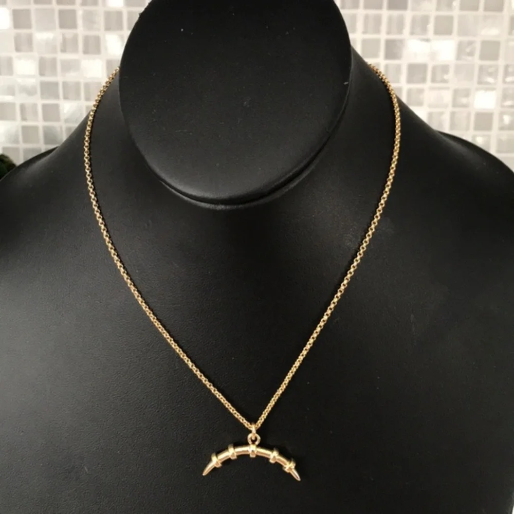 Belkin New (I) Gold fashion necklace