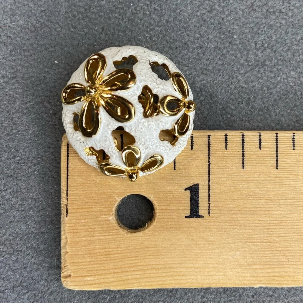 Trifari earrings brooch