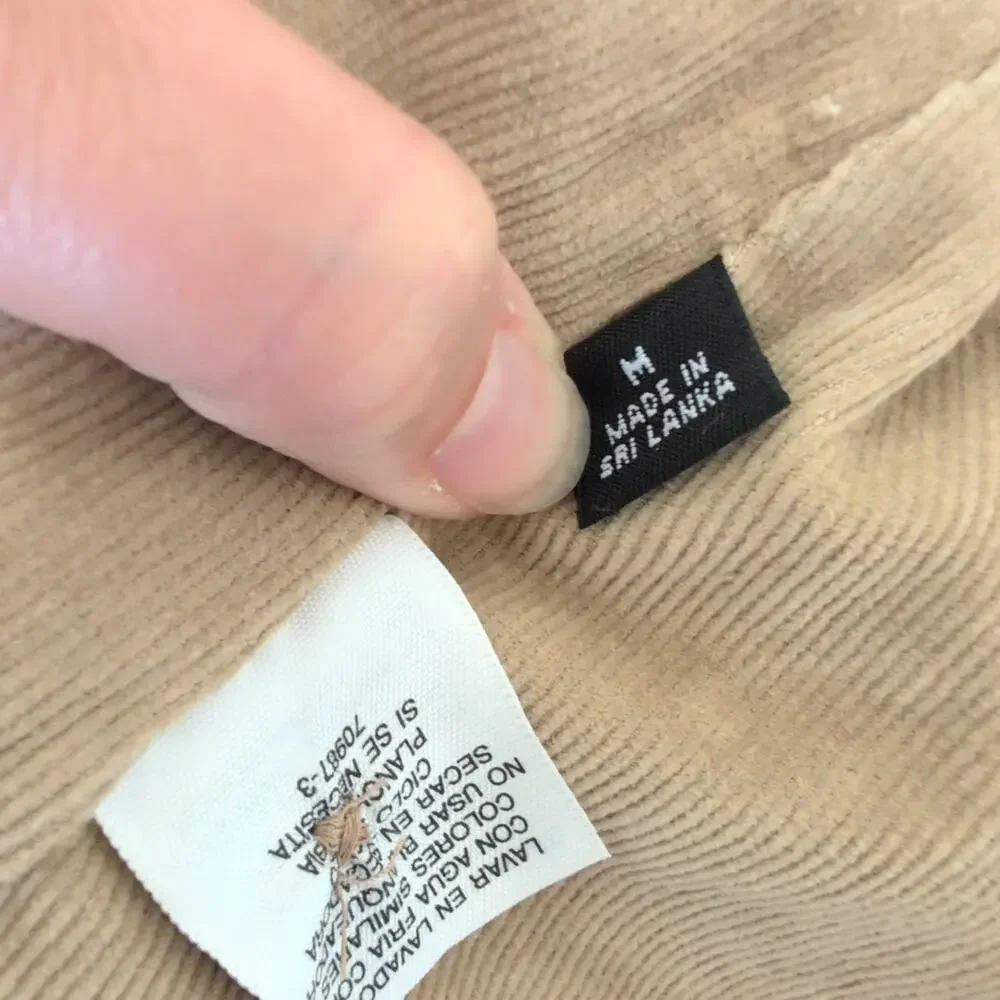 Y2K 2000s Waistcoat Corduroy Vest Tan M Cargo Utility Cyber‎ Grunge Twilightcore