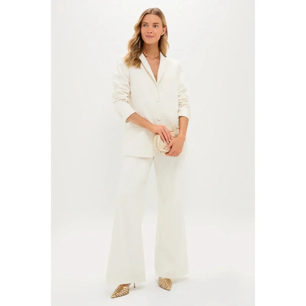 Tuckernuck NWT Cream Wool Warner Two-Blazer Size XS‎