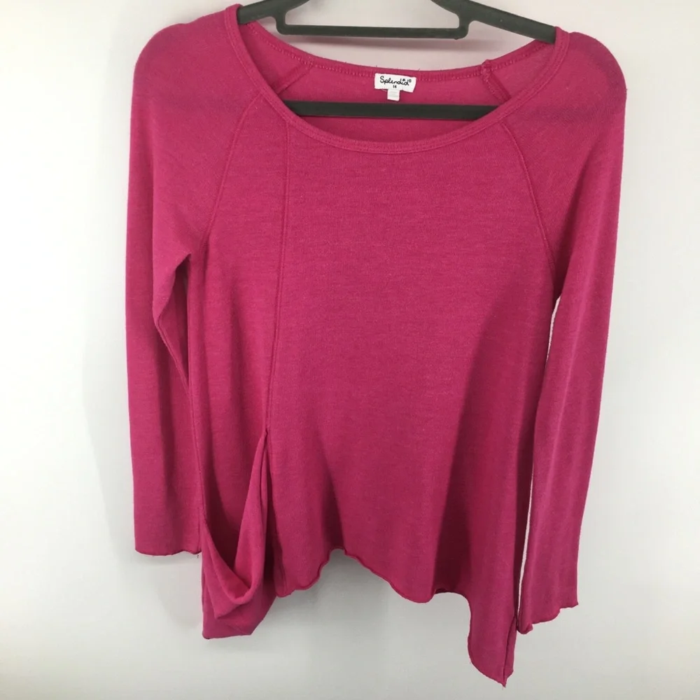 Anthropologie Splendid Fuschia Sweater