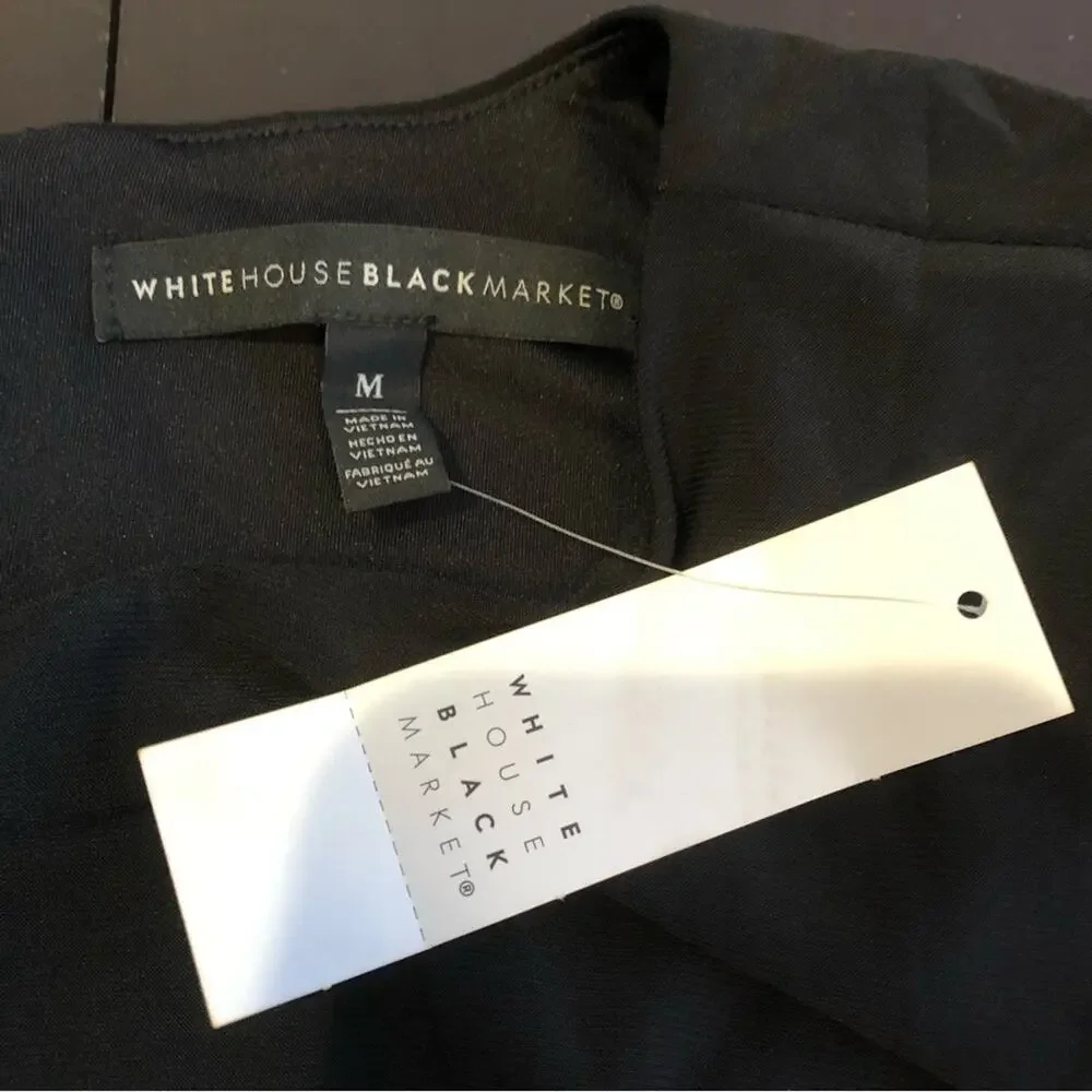 White House Black Market shoulders buckle sleeve
