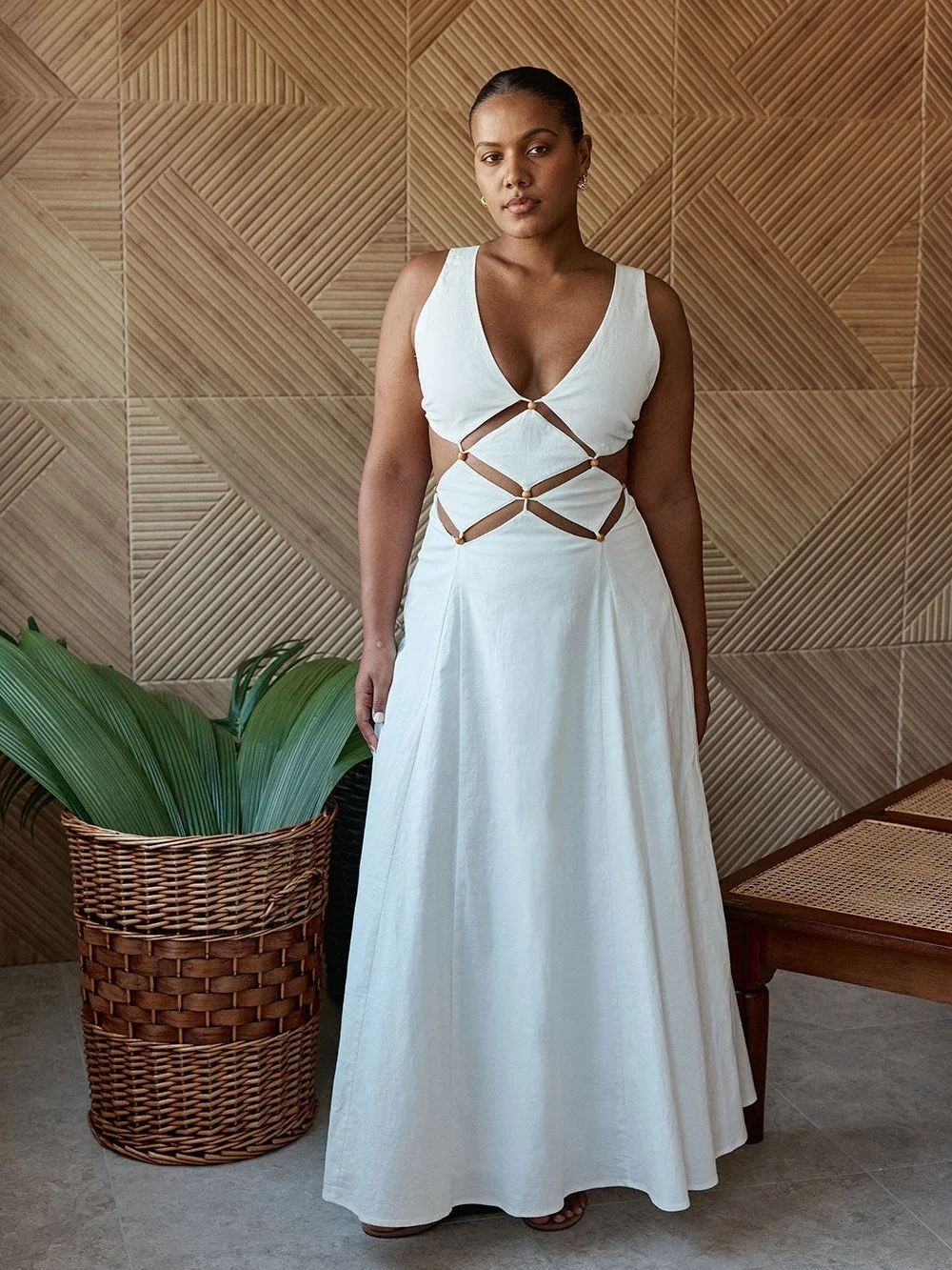 Chessa Dress White