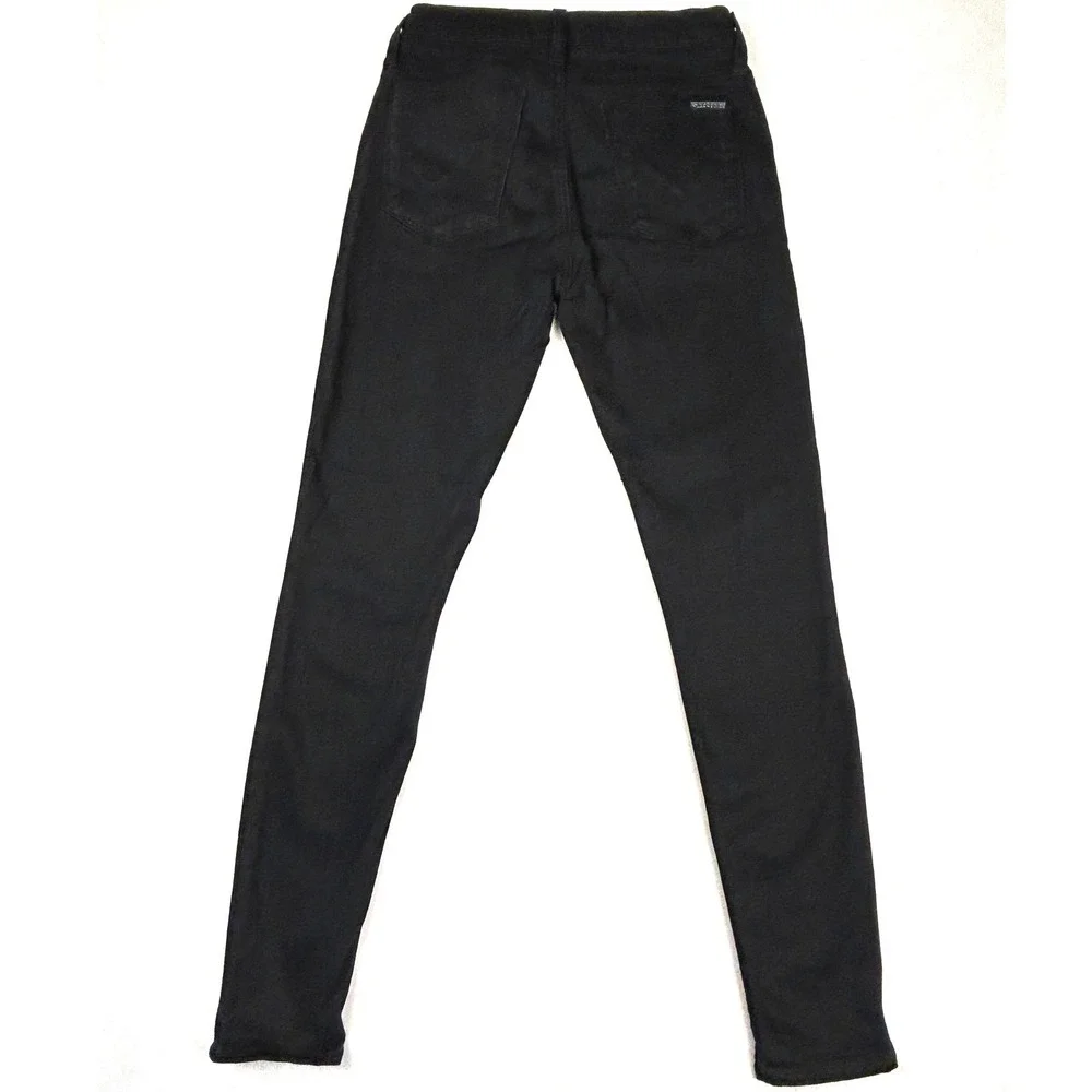 Hudson Krista Ankle Super Skinny Jeans Black Size 26 NWA407ZHE‎ Low Rise Denim