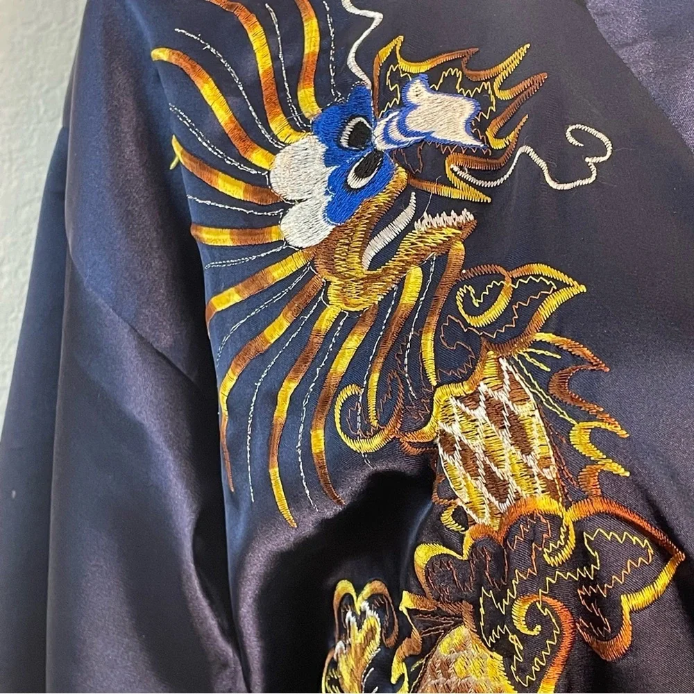 N/A asian embroidered