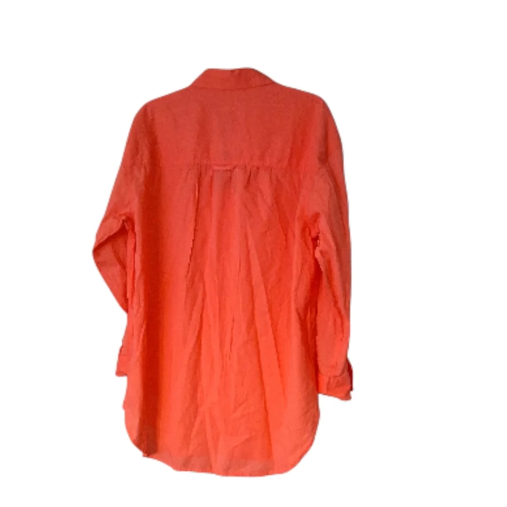 Coral Button-Up Shirt