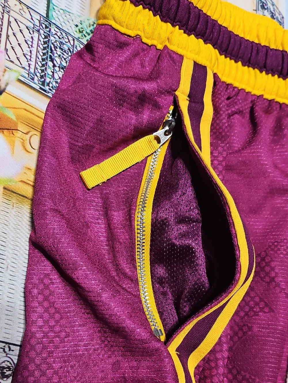 Nike purple gold