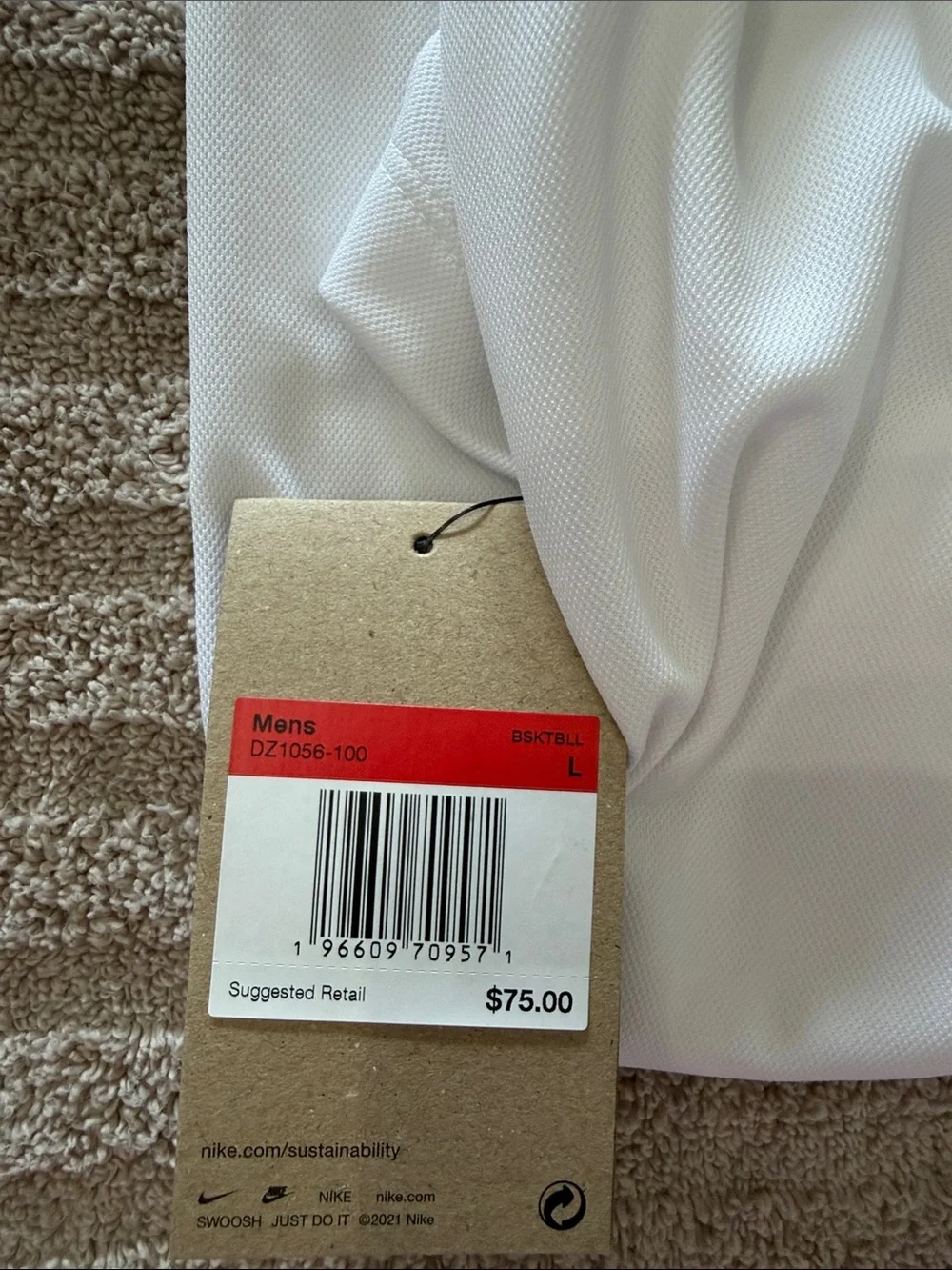 Nike polo white