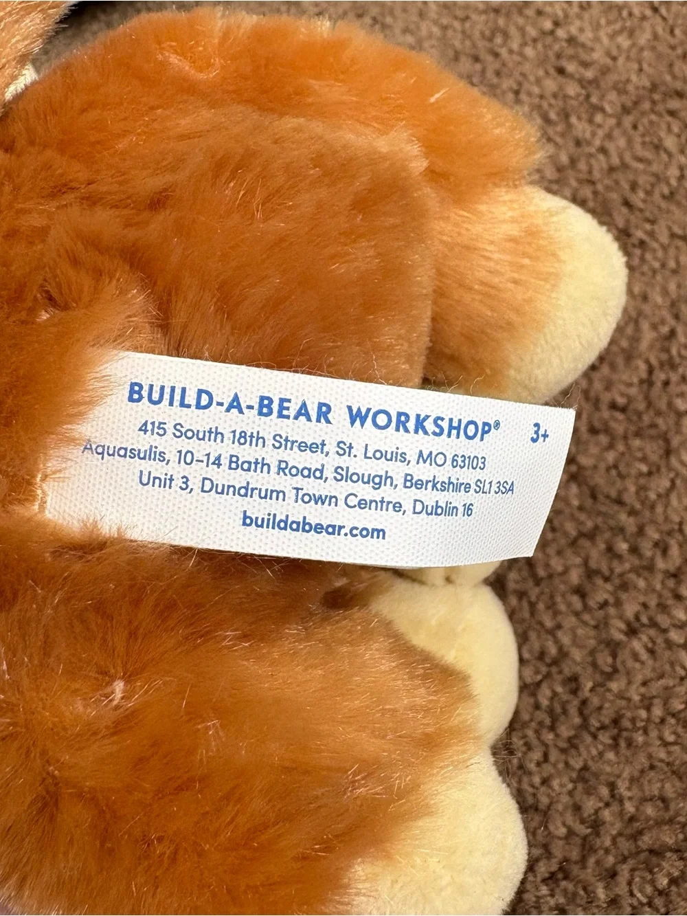 Build-A-Bear soft highland