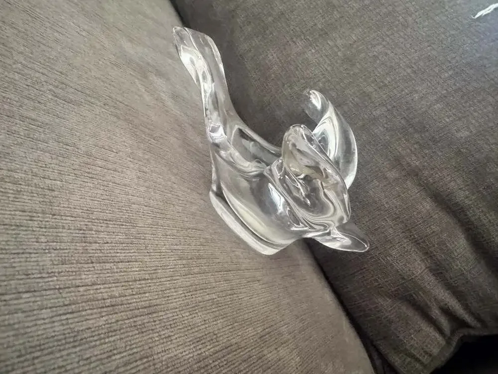 Chairish clear blown
