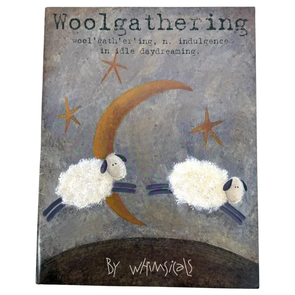 Woolgathering By Whimsicals Quilt Pattern Book Terri Degenkolb‎ Appliqué Vintage
