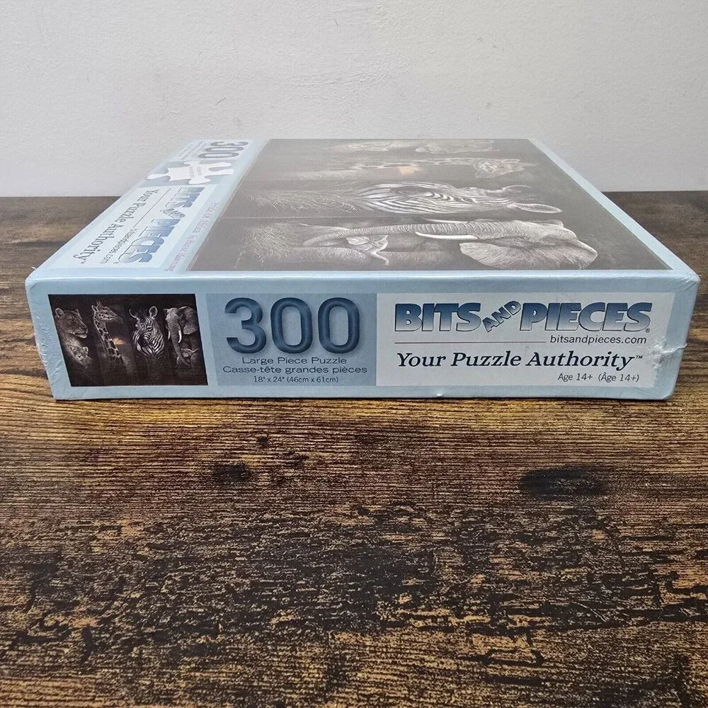 NEW SEALED Bits And Pieces Pride of Africa 300 Large Piece Jigsaw Puzzle Manning