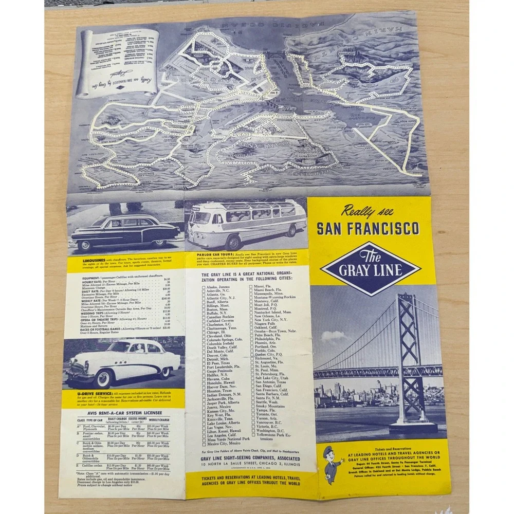 Gray Line vintage 1953