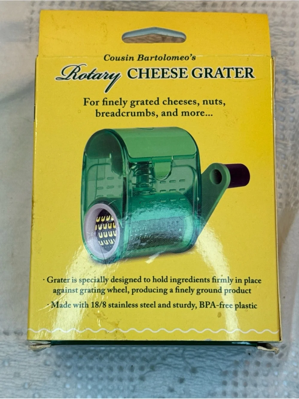 Green Rotary Cheese Grater