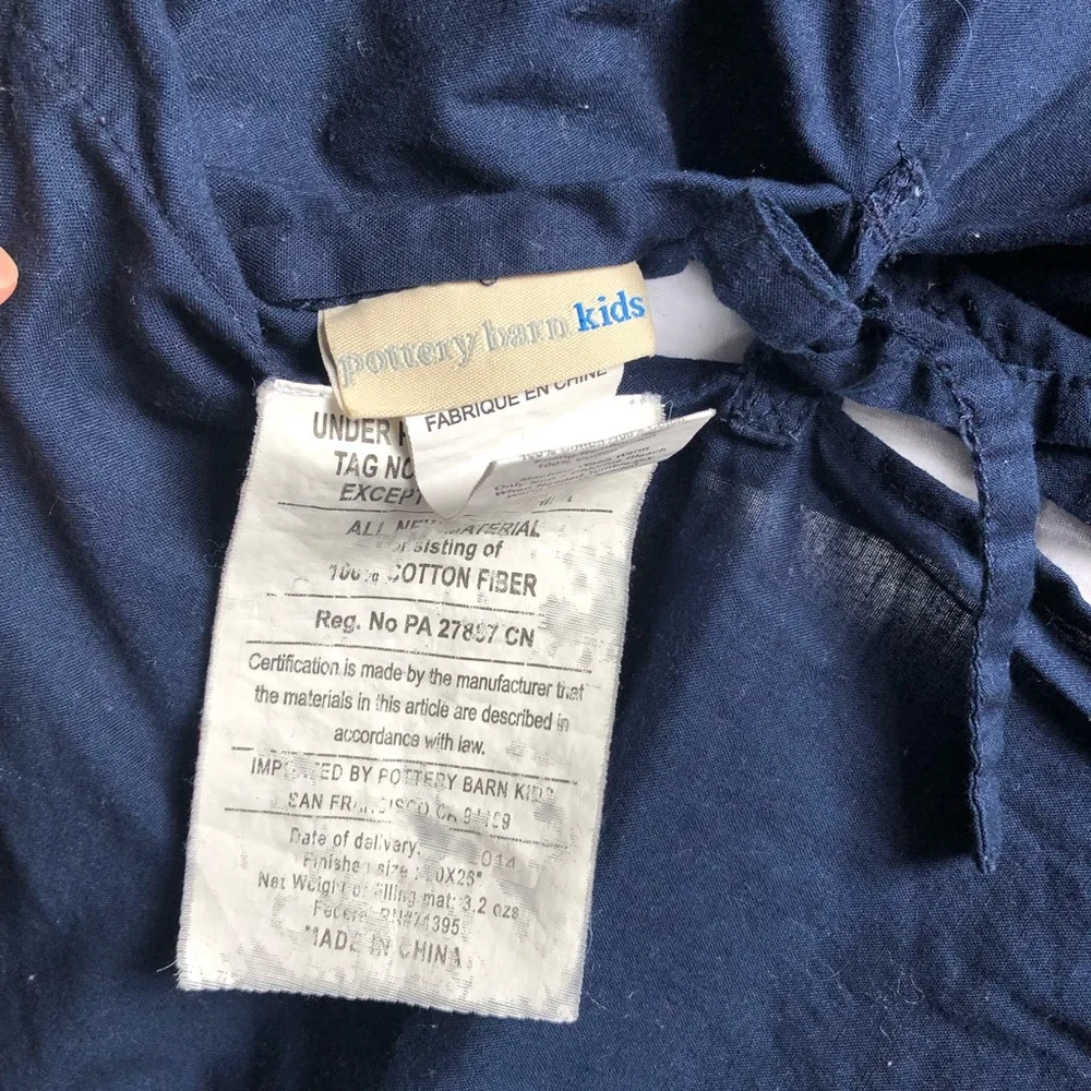 Pottery Barn Kids home sham