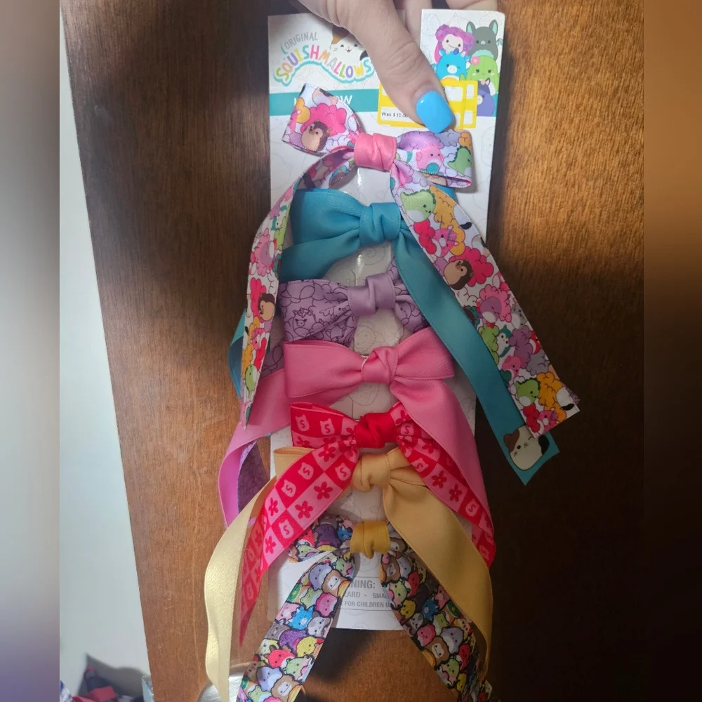 Squishmallows vibrant ribbon