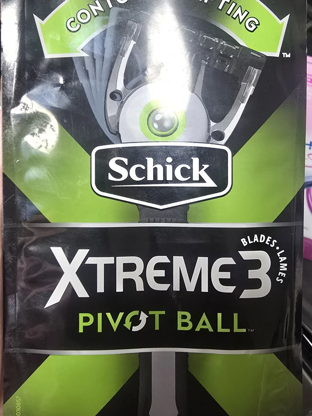 Schick Xtreme3 Pivot Ball Men's Razor Blades - Green