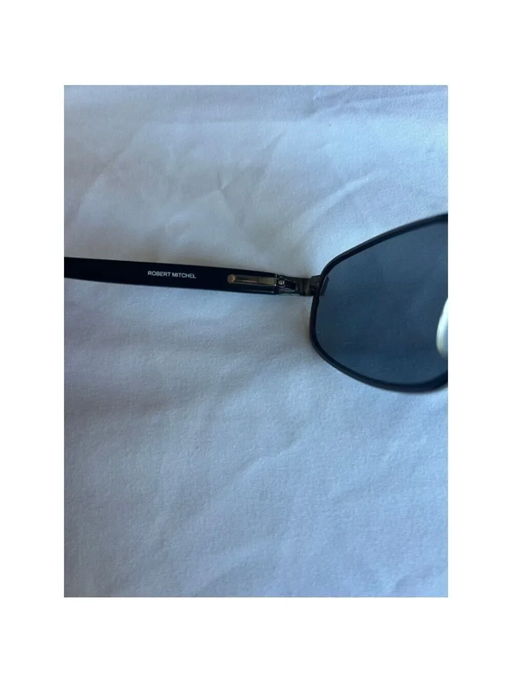 Men's Robert Mitchel Gunmetal Black Sunglasses RMS 6008 GM