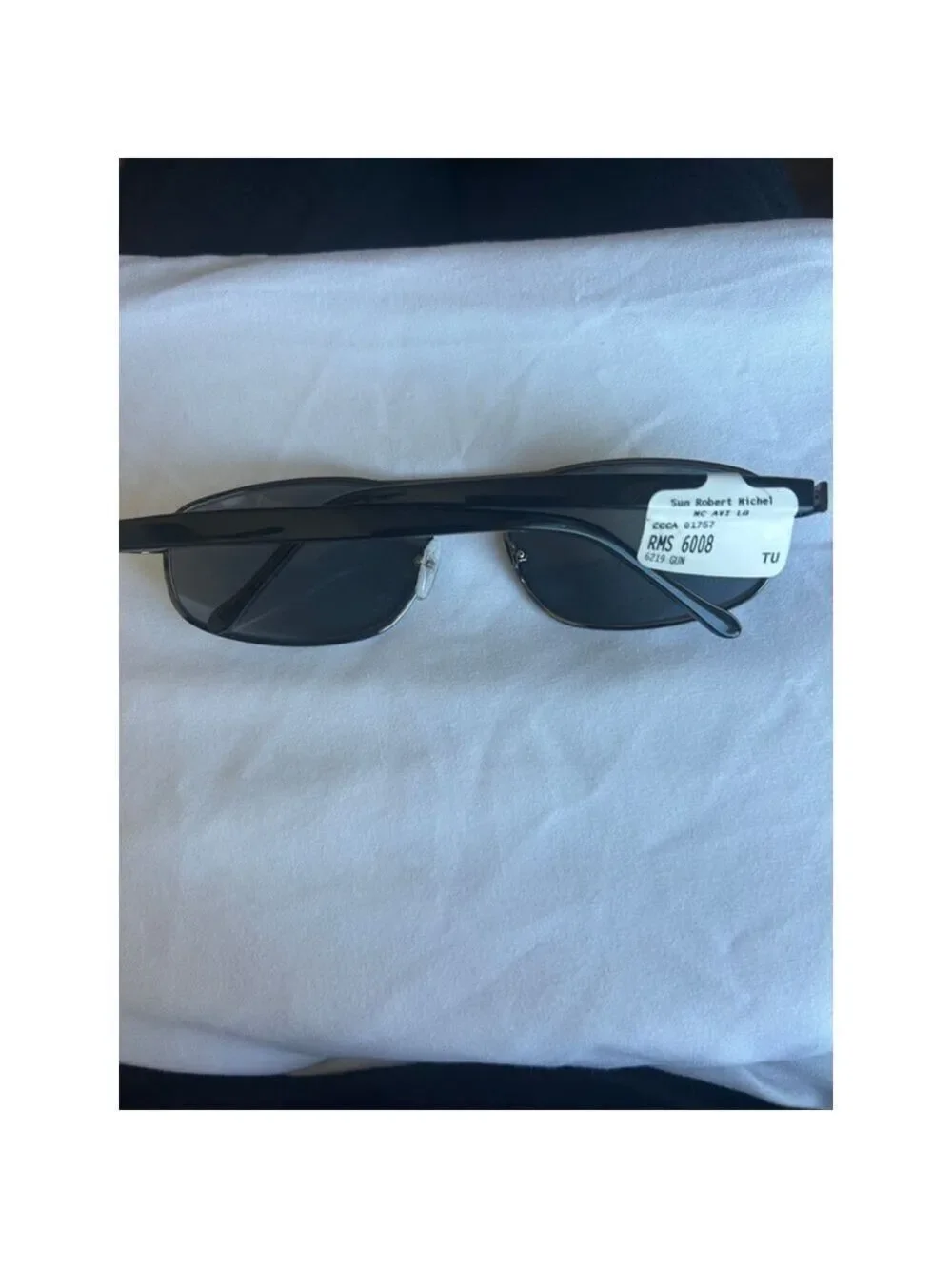 Men's Robert Mitchel Gunmetal Black Sunglasses RMS 6008 GM