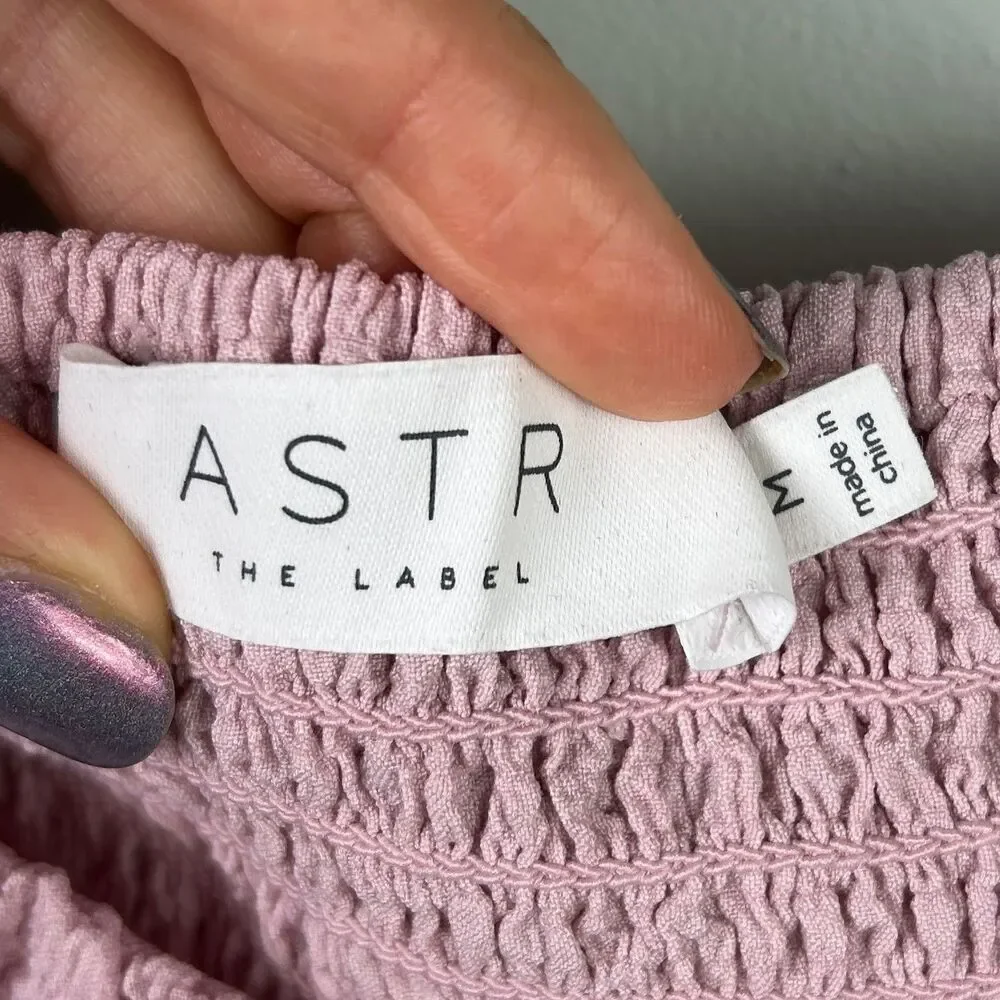 Astr label lilac