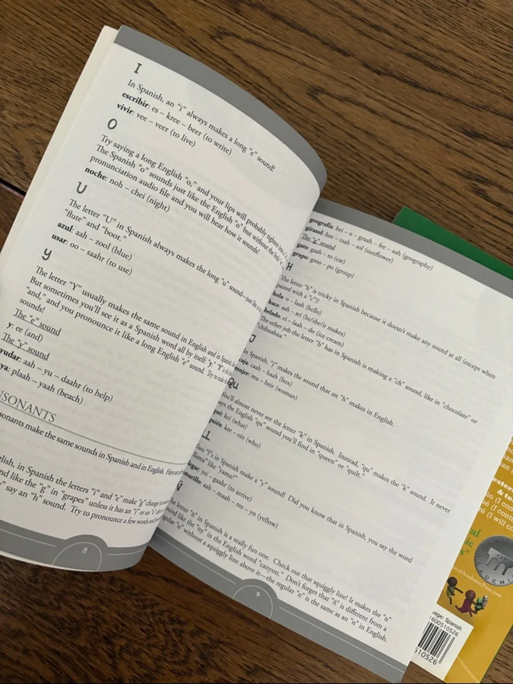 NEW Spanish for Children Primer A & B - Educational Homeachool Kids Books