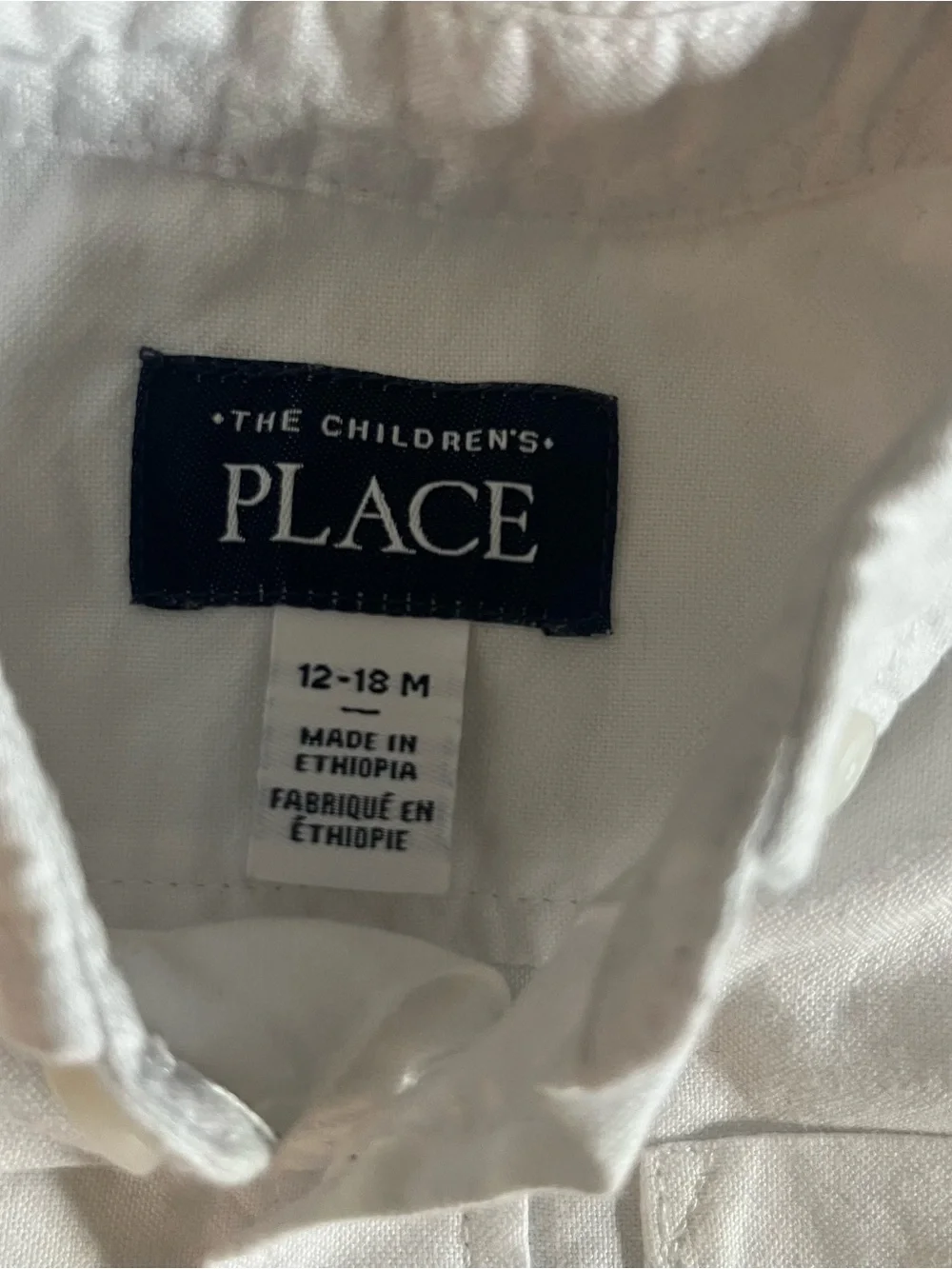 The Childrens Place pocket classic button