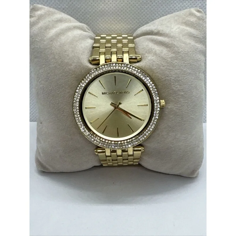 Michael Kors Darci MK3191 Women's Gold Stainless Steel Analog Dial Watch JNA280