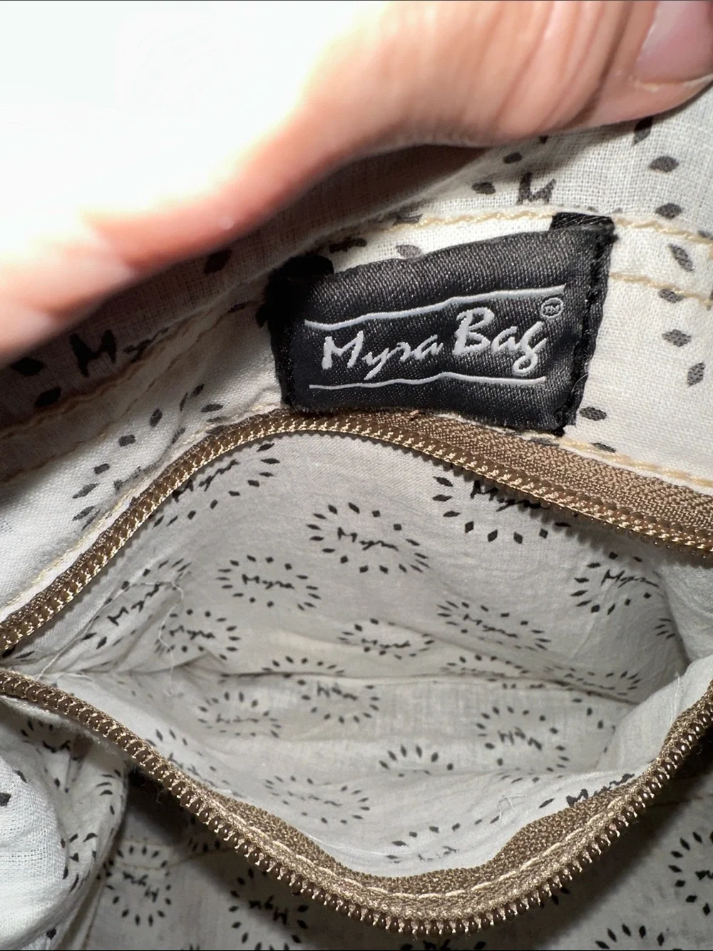 NWT Myra Two Tone Messenger Bag brown suede leather cow hide adj rem strap
