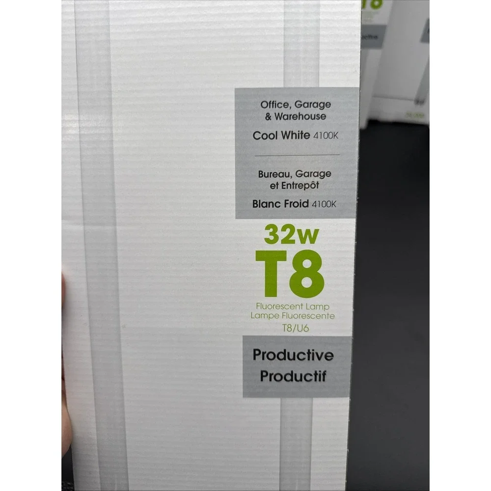 Six(6) Feit‎ Electric 2 Ft. U-Bend Fluorescent Lamp Cool White 4100k 32w T8/U2