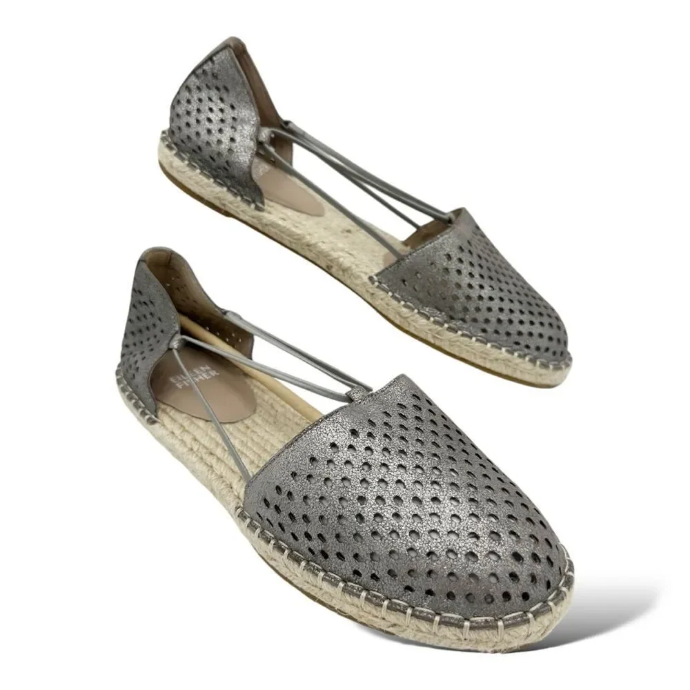 Eileen Fisher perforated leather