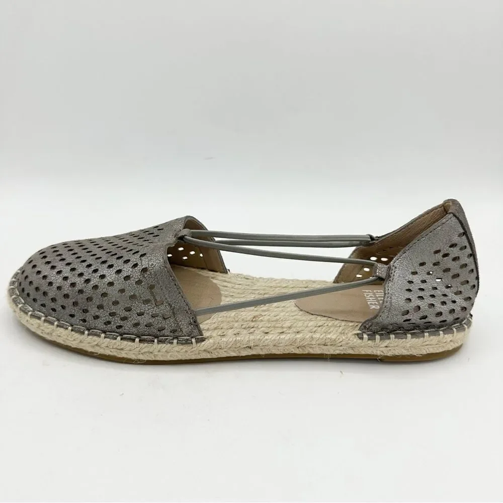 Eileen Fisher perforated leather