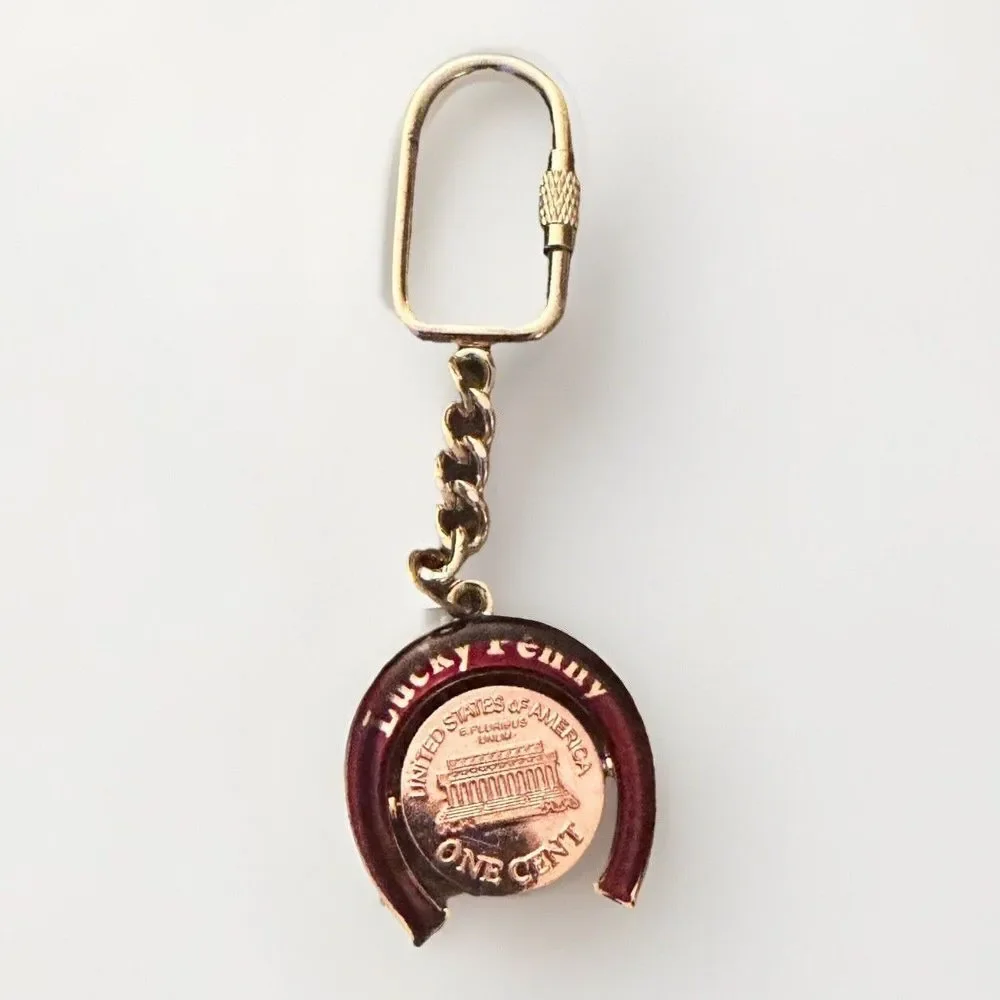 Lucky Penny Oregon‎ Keychain Souvenir Good Luck Coin Keyring